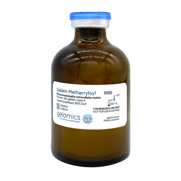Gelatin Methacryloyl (GelMA) Porcine, 1g, lyophilized Swift Analytical